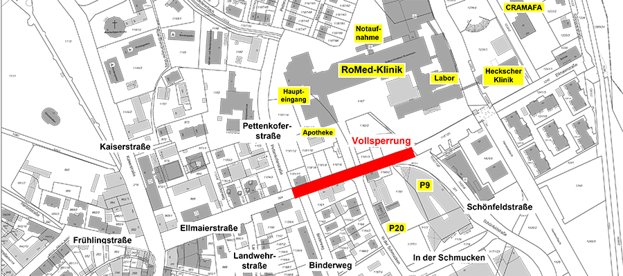 Großprojekt Ellmaierstraße und Kaiserstraße: Baustellenbeginn nach den Osterfeiertagen
