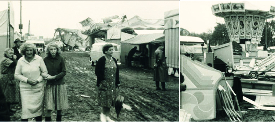 Historisches Unwetter vor 60 Jahren: Orkan verwüstete Mühldorfer Volksfest